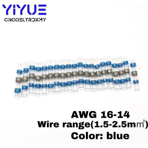20pcs SST-S31 AWG16-14 Heat Shrink Butt Wire Connectors Waterproof Tinned Copper Solder Seal Terminals