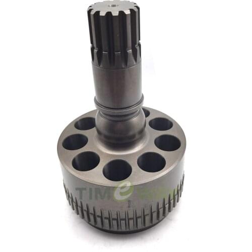 Cylinder Block with Shaft 13 Teeth Repair Toshiba SG08 MFB160 MFC160 Swing Motor Engineering Excavator Parts