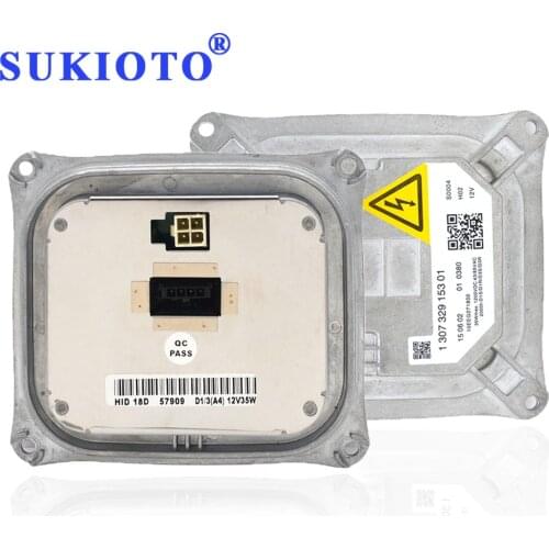 SUKIOTO Car Headlight Ballast 63117182520 130732915301 D3S D1S xenon Ballast E90 E92 E93 Headlight Power Transformer Control Box