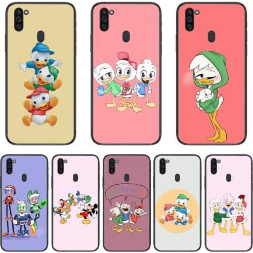Disney Cartoon Huey Dewey and Louie Mobile Phone Case Hull For Samsung Galaxy M 10 20 21 31 30 60S 31S Black Shell Art Cell C