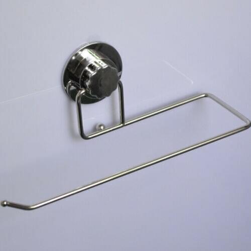 Paper Towel Box Holder Kitchen Pantry Bathroom Super Suction Cup Racks US
