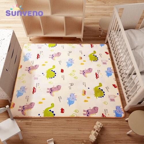 Baby Play Mat Safety Cartoon XPE Baby Mat Educational Children Carpet in the Nursery Climbing Pad Kids Rug Activities Games Toys