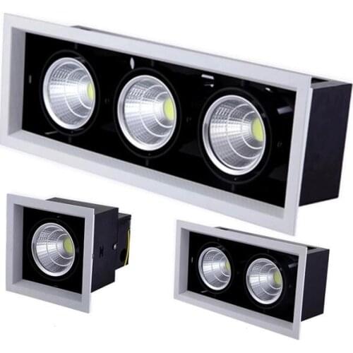 Double Dimmable Led downlight Spot Light 10w 20W 30W ac85-240V ceiling recessed Lights Indoor Lighting