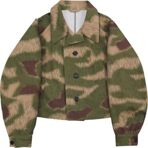 GUCO-008 Luftwaffe Field Division Marsh Sumpfsmuster 44 Camo modified shortened smock II