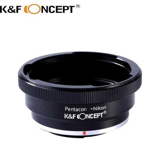 K&F CONCEPT Lens Mount Adapter for Pentacon 6 Kiev 60 Lens to Nikon AI F Mount Camera Body D90 D300 D700 D7100 D7000