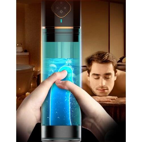 Water Bath Penis Pump Penis Enlargement Pump Sex Toys For Men Vacuum Masturbator Automatic Rechargeable Penis enlargement tools