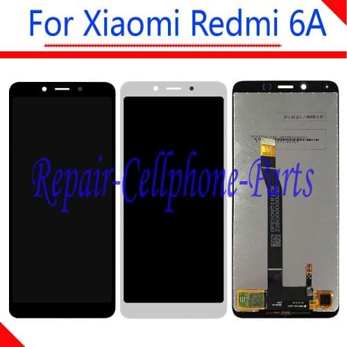 New 5.45 inch Black / White Full LCD Display + Touch Screen Digitizer Assembly For Xiaomi Redmi 6A M1804C3CT M1804C3CH