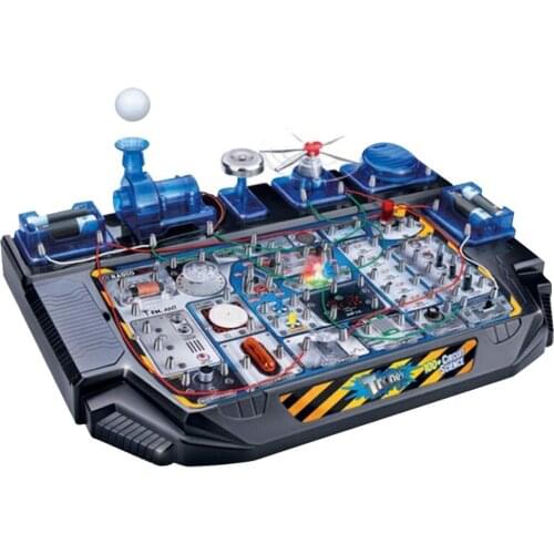 100 In 1 Electric Circuit Learning Blocks DIY Physics Experiment Game Science Educational Toys Birthday Gift for Children Kids