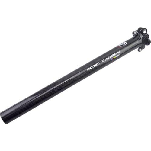 DODICI 27.2mm 30.8mm 31.6mm full carbon fiber seatpost double nail 3K Glossy 350mm 400mm mountain road bike seat tube Part