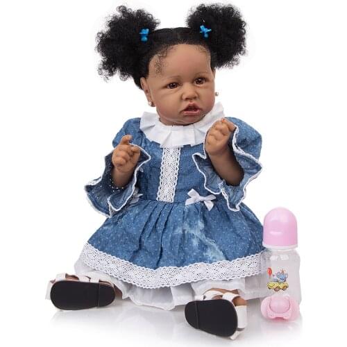 Full Silicone KEIUMI 57 CM Soft Silicone Reborn Baby Dolls Fashion Toddler Boneca Bath Doll Toys Kids Playmate