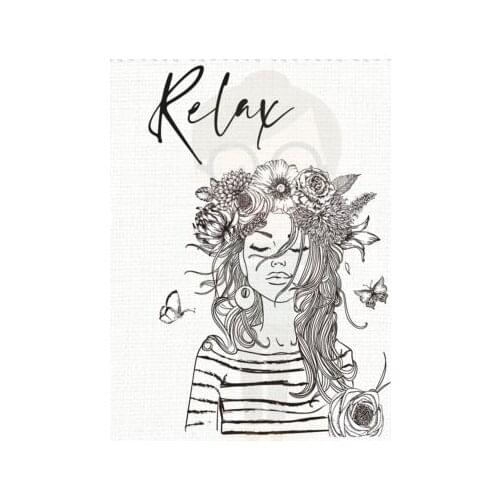 Girl Transparent Clear Silicone Stamp/Seal for DIY scrapbooking/photo album Decorative clear stamp A3128