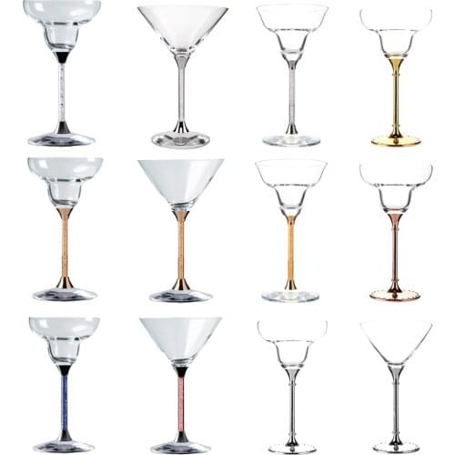 2019 Promotional Drinking Cocktails Wedding Wine Glasses Martini Cocktail Glassware For Drinking Christmas Party Glasses Kitchen