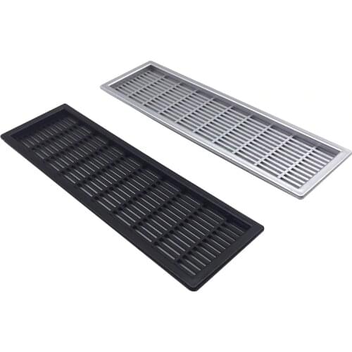Plastic Rectangular Air Vent Breathable Grille Ventilation Mesh Cover Closet Shoe Home Decor Cover Mesh Hole Louver Wardrobe