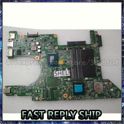 SHELI For Dell Inspiron 5423 Laptop Motherboard I3-3217U CN-02P02C 02P02C 2P02C notebook pc mainboard 100% test ok