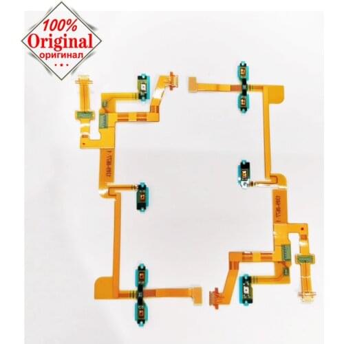 100% Original For Sony Xperia XZ2 Compact XZ2 Mini Motherboard Power & Volume & Mic Ribbon Flex Cable For sony XZ2 Compact