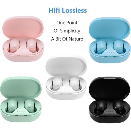 A6S PRO TWS Bluetooth 5.0 Earphone Wireless Headphone Stereo Headset sport Earbuds microphone with charging box for smartphone