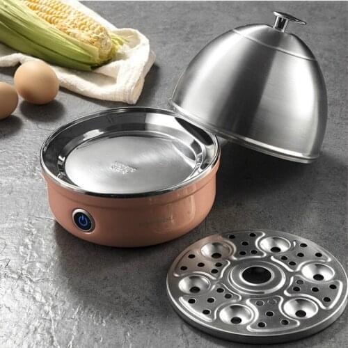 Anti dry burn, power-off egg steamer, Egg Cooker, household one key operation, stainless steel egg steamer, egg maker