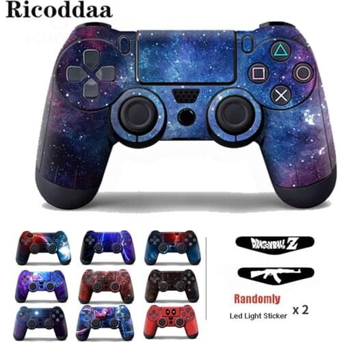 Vinyl Skin Sticker For PS4 Wireless Controller Gamepad Protective Cover Decal For Playstation 4 Controle Joystick