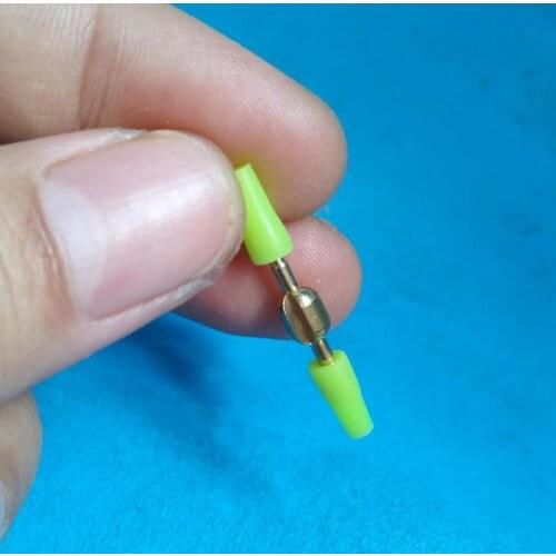 1set leader with hat Anti slip Cara stick fishing line stopper plastic swivel rock fishing accessories supplier one set ship