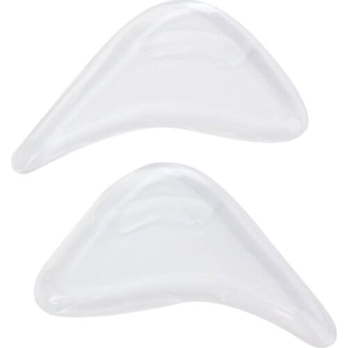 1 Pair of Gel Toe Pads Insoles for Pointed Shoes/Shoes Too Big---Clear