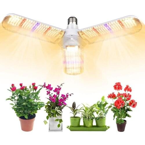 180W 240W LED Grow Lamp E27 Hydroponic Plants Grow Light Full Spectrum LED Plant Growth Lamp Indoor Foldable Grow Lights