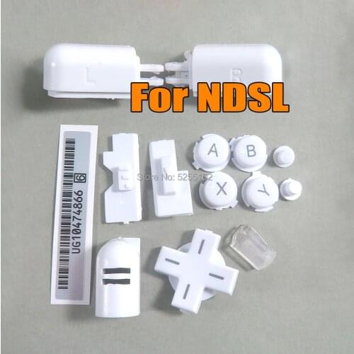 80sets Replacement parts Multi colors Replace ABXY L R D Pad Cross Button Full Button Set For DS Lite NDSL Controller Button
