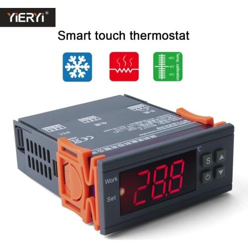 MH1210W Digital Temperature Controller AC90-250V 10A 220V Thermostat Regulator with Sensor -50~110C Heating Cooling Control