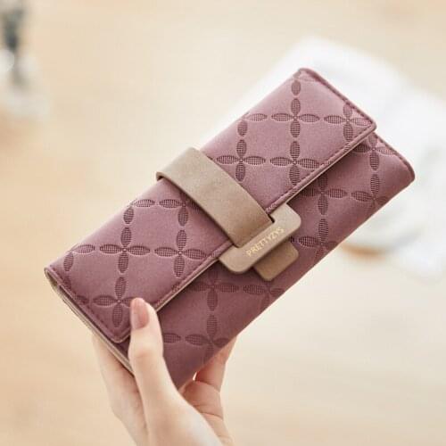 Womens Wallet Womens Long Japanese and Korean Version Personality Large Capacity Can Hold Mobile Phone Student Wallet