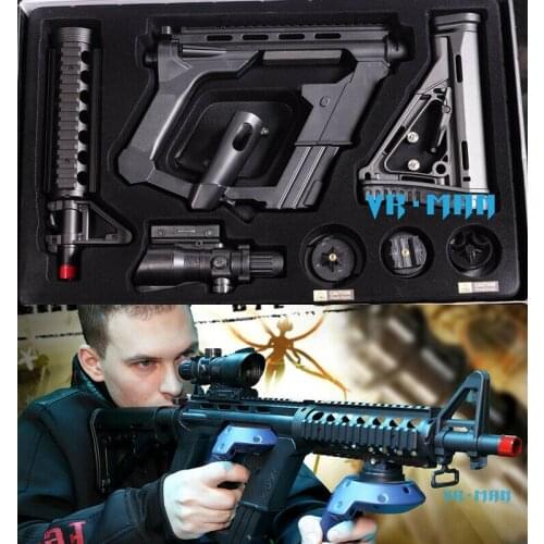 Double Handle VR Headset Game Move Controller Shooting Gun Bracket For HTC Vive