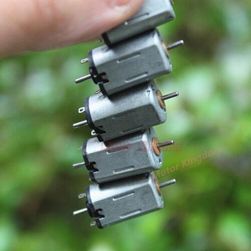 5pcs 8mm*10mm Micro Dual Shaft M10 Motor DC 3V-5V 3.7V 10000RPM High Speed Strong Magnetic Engine DIY Hobby Toy Model