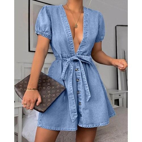 FiLiFiTi Fashion Denim Dresses