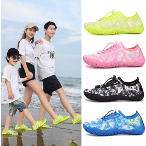 Swimming Shoes Men Women Beach Aqua Shoes Quick Dry Children Barefoot Upstream Hiking Water Shoes For Kids Wading Sneakers 2021