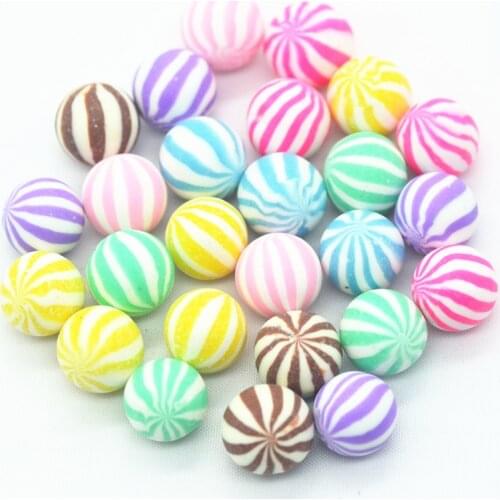 20PCS Mixed Colors Polymer Clay Round Chocolate Ball|Polymer Clay Candy Miniatures|Dollhouse Miniatures