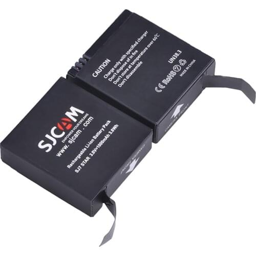 PowerTrust 2Pcs 3.8V 1000mAh Original SJ7 Star Li-ion Battery for sjcam SJ7 Action Camera