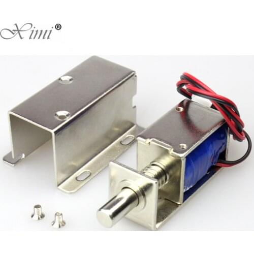 12V Small Electric Control Lock Small Electric Lock Electric Cabinet Lock Electromechanical Lock Drawer Lock Door Control Lock