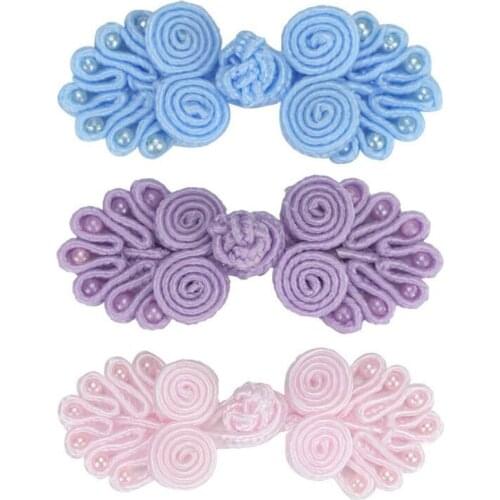 100 PCS 6CM Fashion Seven Beads Cheongsam Buttons Chinese Frog Buttons Handmade Retro Decoration Ancient Costume Rraditional