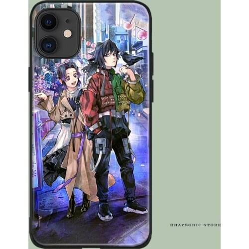 Kimetsu no Yaiba anime Giyu Shinobu For iPhone 6 6s 7 8 Plus X XR XS 11 Pro Max soft silicone Phone case cover shell