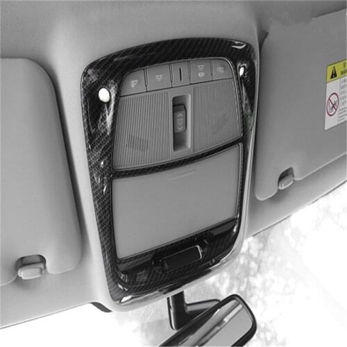 Abaiwai Car Styling For Renault Koleos 2017 2018 Front and Rear Reading Light Lamp Cover Trim ABS Chrome Car Sticker Accssories