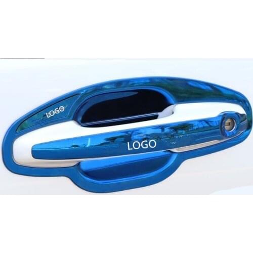 Stainless Steel Exterior Doors Handle Bowl Decorated Frame Cover For Ford Focus 2019 ACA181