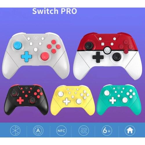 New Game Handle Wireless Game Controller Bluetooth Somatosensory Vibration Ergonomic Design Handle for Nintendo Switch PRO