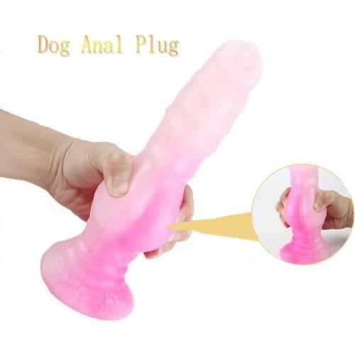 New Huge Anal Animal Dildo Sex Toys For Women Men Masturbators Big Butt Plug Vaginal Anal Dilator Toys Suction Cup Dildo