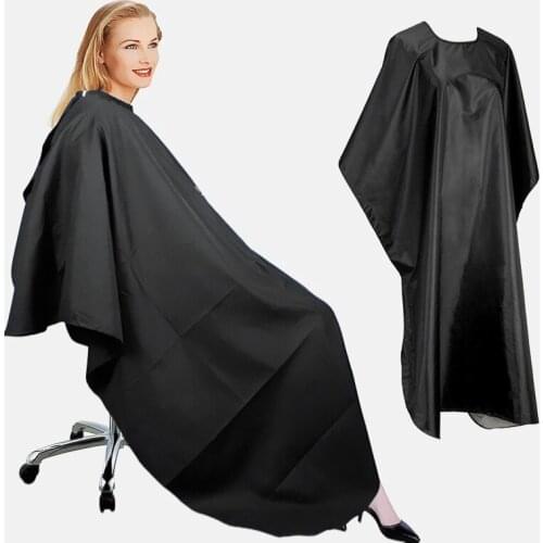 Hairdressing Cloth Adult Camping Hiking Cape Gown Wrap Black Hairdresser Cape Multifunction Camping Mat Outdoor Waterproof