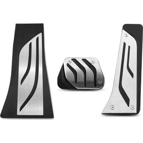 Accelerator Gas Brake Footrest Cover LHD Stainless Steel Car Pedal For BMW X5 X6 F15 F16 E70 E71 E72 2008 - 2018