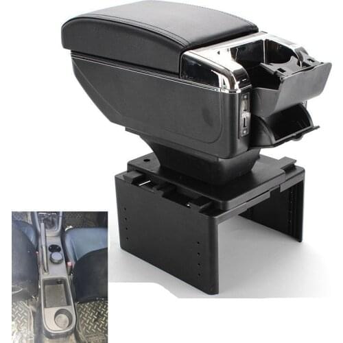 For Volkswagen Jetta VI armrest box USB Charging interface heighten central Store content box cup holder ashtray accessories