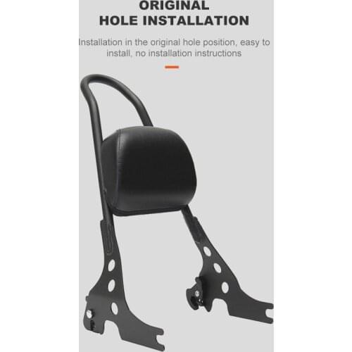 Motorcycle Passenger Seat & Sissy Bar Backrest Fit For Harley Sportster Xl883 X48 Xl1200 883n 883l Motorcycle Accessories