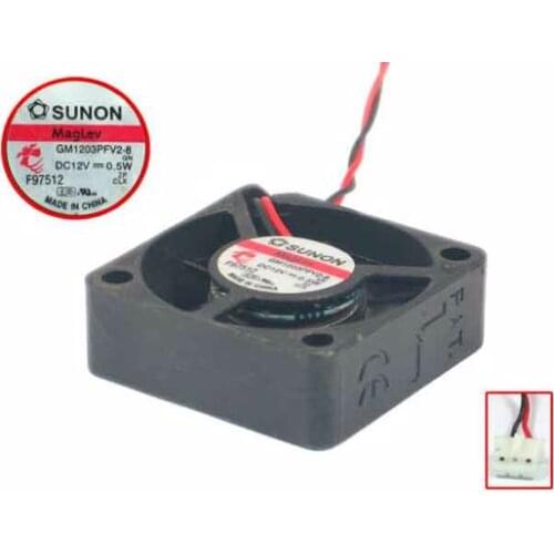 SUNON GM1203PFV2-8 GN DC 12V 0.5W 30x30x10mm Server Cooling Fan