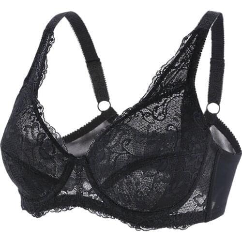 B D E Large Size Lace Womens Bras For Women Push Up Roupas Femininas Bh