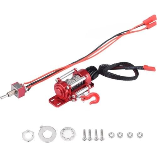 1:10 RC Crawler Climbing Cars Electric Metal Winch Nylon capstan for SCX10 D90 D110 TF2 TRX4 KM2 CNC machining RC Accessories