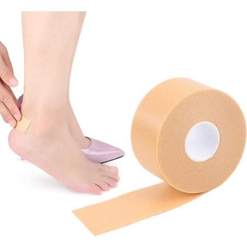 1Roll 4.5M Women Foam Heel Tape Waterproof Wear-Resistant Patch High Heel Shoes Back Heel Blister Relieve First Aid Sticker