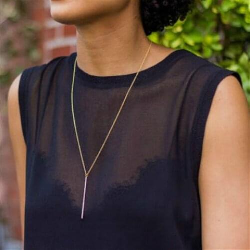 1pcs Long Fashion Pendant Necklace Party Favors Gift for Valentines Day Presents Bridesmaid Gift Wedding Souvenir Birthday Gift